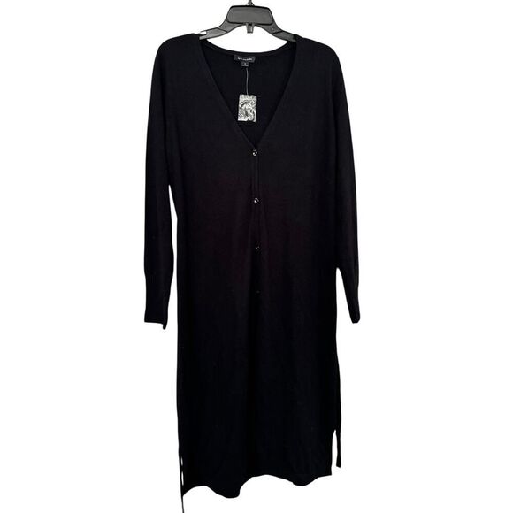 H by Halston Button Front Rib Cardigan - Size S - NWT - Picture 3 of 3